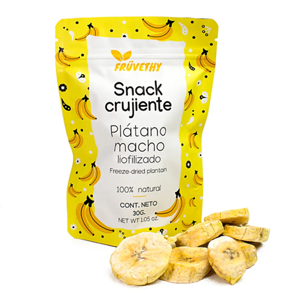 Snack Plátano Liofilizado 30g 