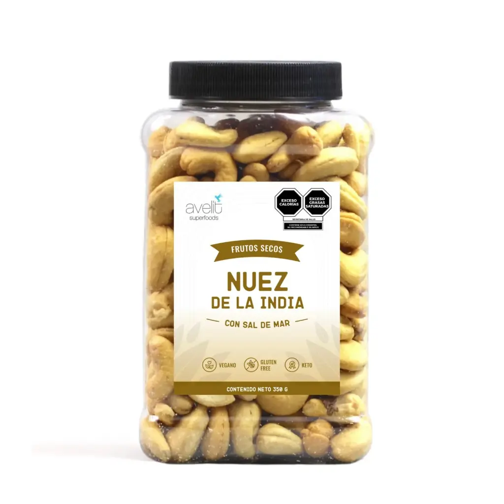 Nuez de la India con sal de mar 350g 