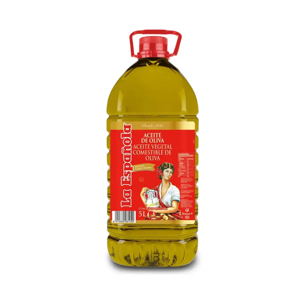 Embases PET Aceite de oliva 0.4° 5lt 
