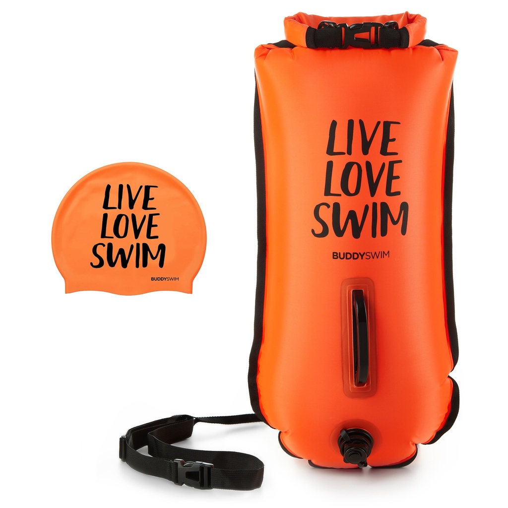 Boya Drybag Buddyswim LLS 28lt , Naranja 