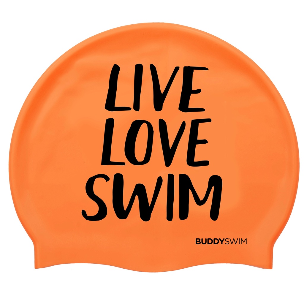 Gorro Silicona Buddyswim LLS Naranja 