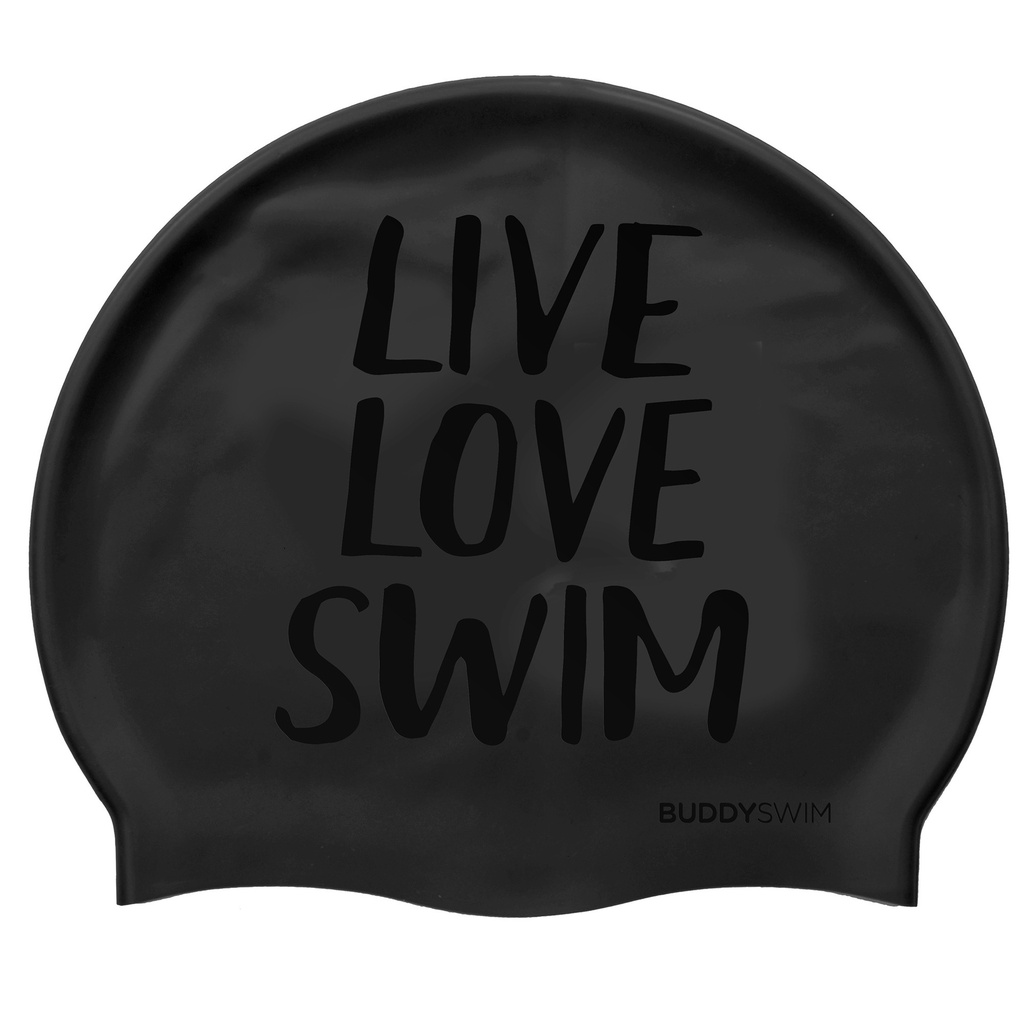 Gorro Silicona Buddyswim LLS Negro 