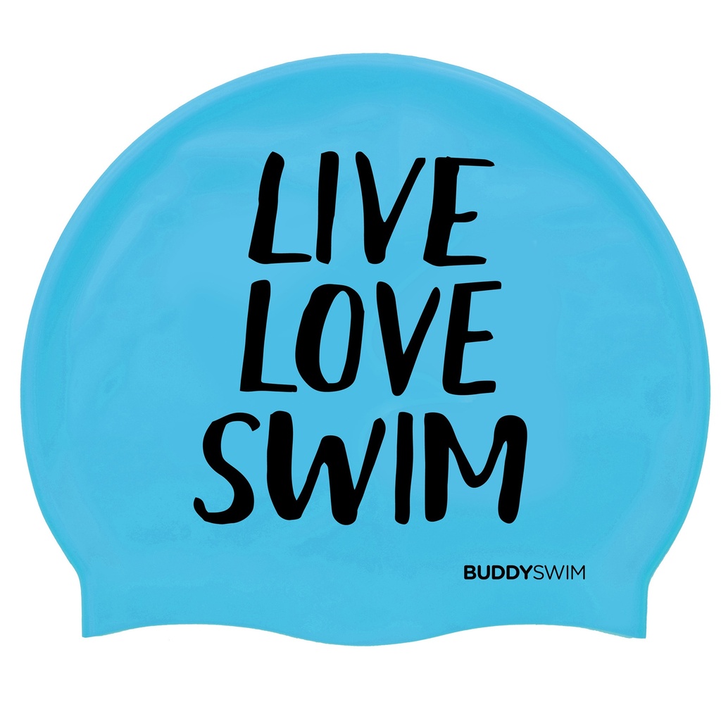 Gorro Silicona Buddyswim LLS Azul 