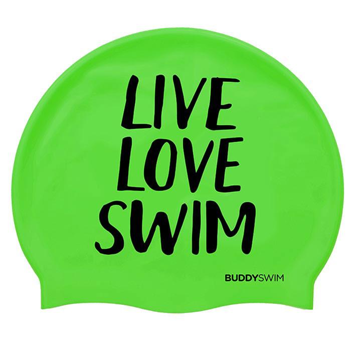 Gorro Silicona Buddyswim LLS Verde 