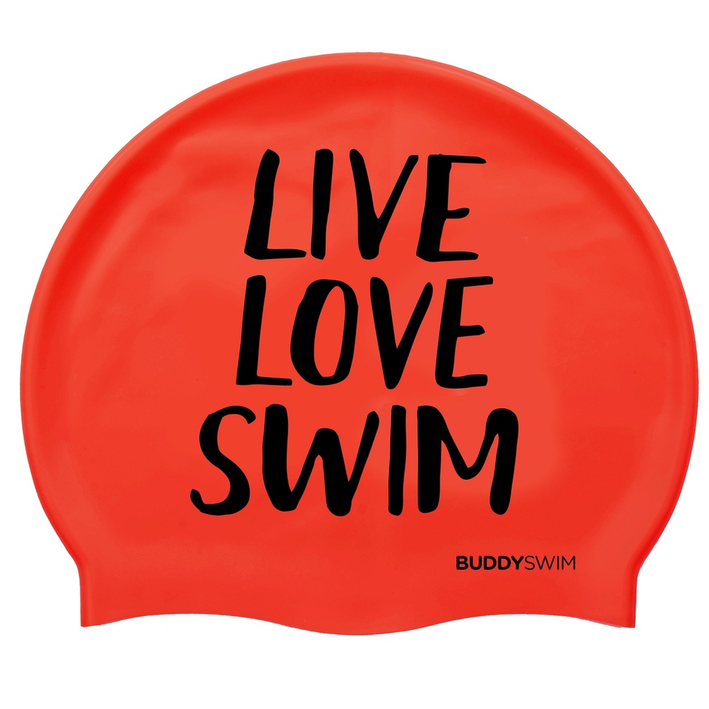 Gorro Silicona Buddyswim LLS Rojo 