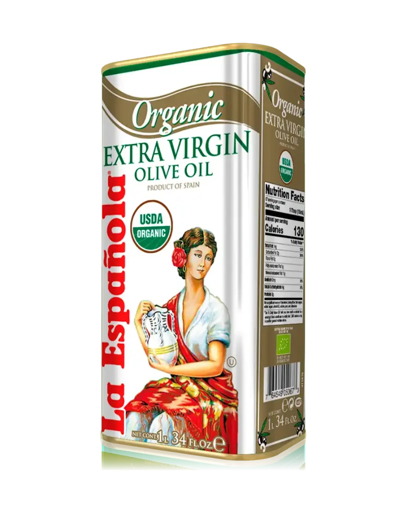Aceite de Oliva Lata orgánico, La Española 1lt 