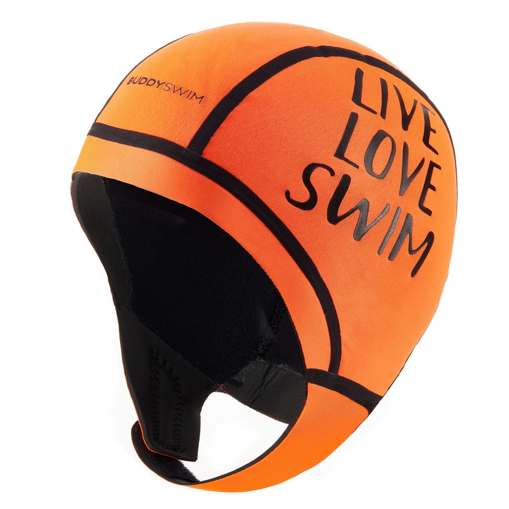 Gorro Neopreno Buddyswim Trilaminate Warmth 2.5mm, Naranja,Talla:S 
